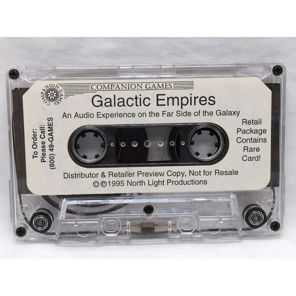 Rare Companion Games Galactic Empire CCG Retailer Promo Cassette Tape